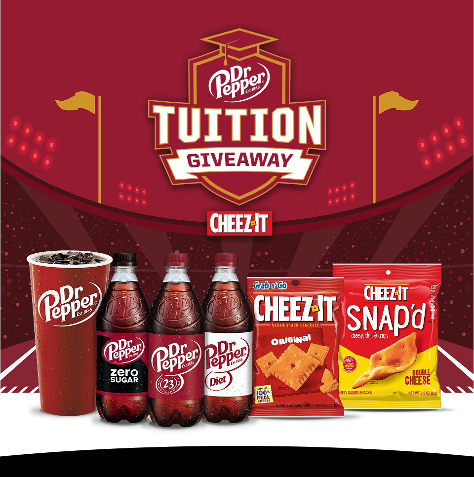 Dr Pepper® and Cheez-It® Tuition Giveaway 2025
